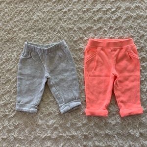 Carter’s bundle of 2 pants